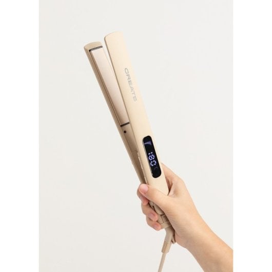 Cepillo alisador Create Ceramic Styler Slim 9 temperaturas placas cerámicas pantalla digital cable giratorio