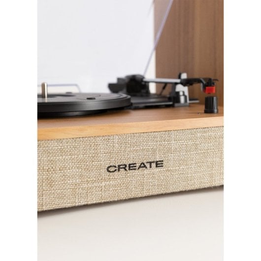 Tocadiscos Create Bluetooth 5.3 Hi-Fi 20W aguja diamante/rubí 3 velocidades