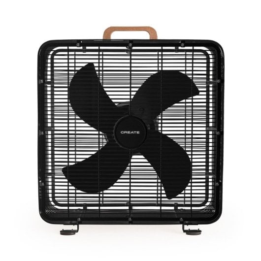 Ventilador Create 90W 3 Velocidades Acero Inoxidable 4 Aspas 5.7m³/s
