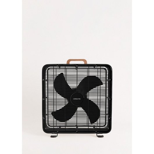 Ventilador Create 90W 3 Velocidades Acero Inoxidable 4 Aspas 5.7m³/s