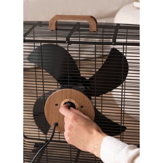 Ventilador Create 90W 3 Velocidades Acero Inoxidable 4 Aspas 5.7m³/s