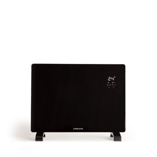 Convector Create Cristal Templado WiFi APP IP24 Aluminio 2 Potencias Bajo Consumo