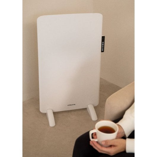 Calefactor Create infrarrojos IP24 APP ultra fino hasta 5m² pared/suelo 35°C