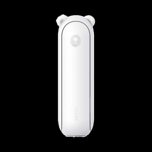 Ventilador de mano JisuLife Life8 Plus 4500mAh Blanco 3 velocidades Linterna PowerBank