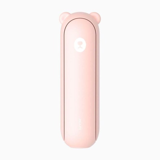 Mini-Handventilator JISULIFE Life8 Plus Rosa 3 Stufen 48h Akku Wiederaufladbar Licht