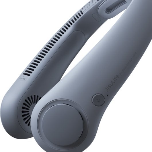 Ventilador de cuello JisuLife sin aspas 5.000mAh 5 velocidades flexible y Tipo-C