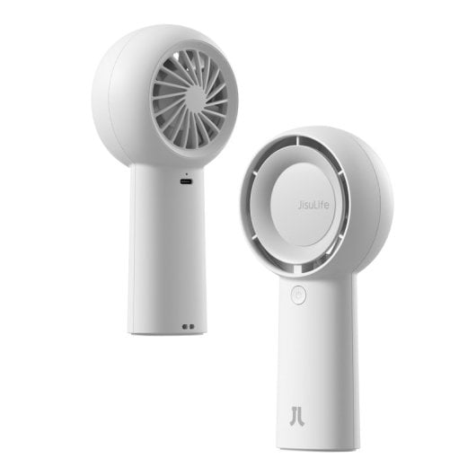 Ventilador JisuLife FA43 Life 5 Plus 4000mAh Turbo 5 Velocidades Portátil Blanco