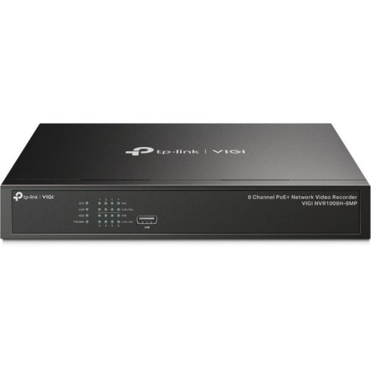 Enregistreur vidéo réseau TP-Link 8 canaux Poe Vigi Nvr1008h-8mp pour une surveillance efficace et une qualité d&#39;image exceptionnelle en 4K.