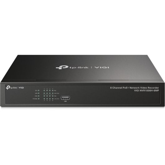 Enregistreur vidéo réseau TP-Link 8 canaux Poe Vigi Nvr1008h-8mp pour une surveillance efficace et une qualité d&#39;image exceptionnelle en 4K.
