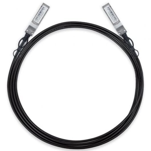 Cable SFP+ TP-Link TL-SM5220-3M 10 Gbps 3m Cobre Plateado Doble Eje Negro