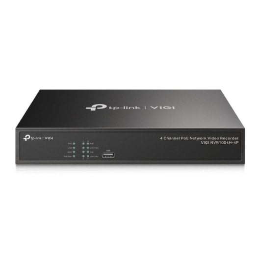 NVR-Recorder für IP-Kamera TP-Link VIGI NVR1004H-4P 4 Kanäle 4K 10TB HDD PoE-Ethernet