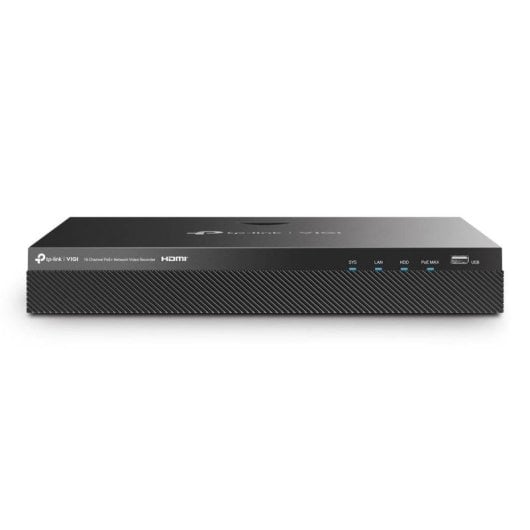 Gravador NVR Tp-link Vigi NVR2016H-16P 16 Canais Poe+ 2HDD H265+