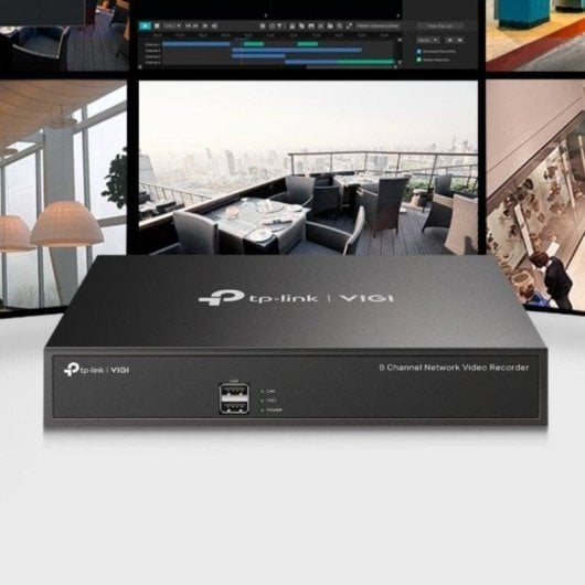 Grabadora NVR para Cámara IP TP-Link VIGI NVR1008H 8 canales 1080p 1 HDD Ethernet