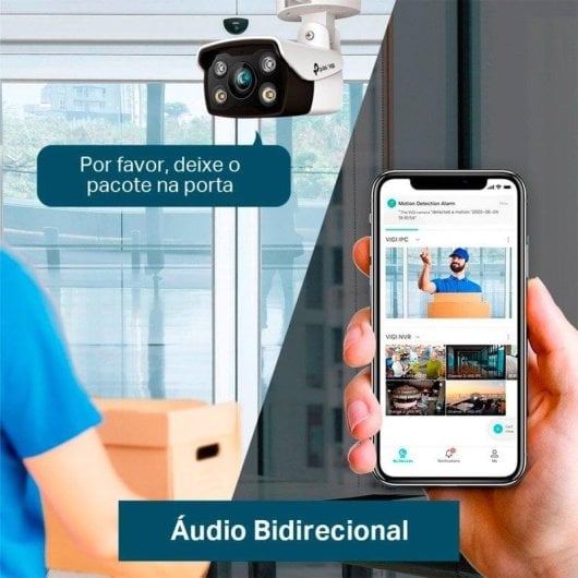 Überwachungskamera TP-Link VIGI C340 4MP Nachtsicht Außen KI Zwei-Wege-Audio