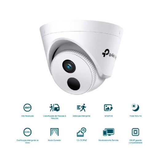 Cámara IP TP-Link VIGI C440I 4MP 4mm PoE IA visión nocturna interior