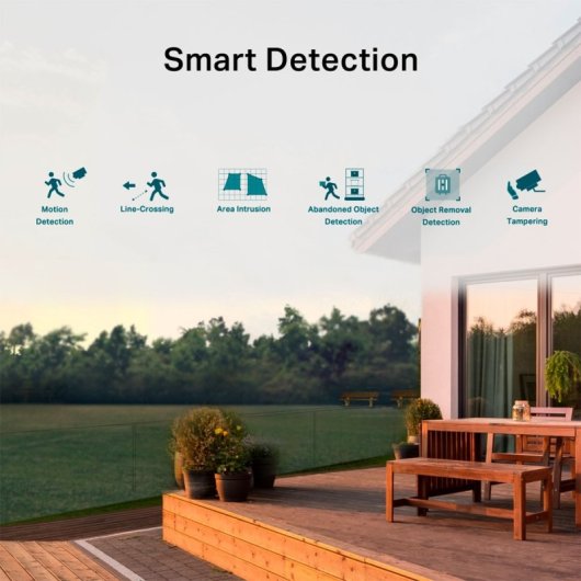 Telecamera IP TP-Link VIGI C340I 4MP QHD PoE per esterni AI IR 4mm IP67 Miglioramento SmartVid