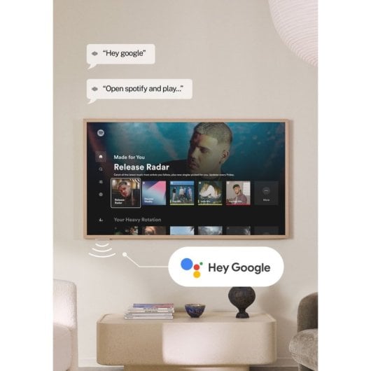 Create QLED 55? 4K Mate Dolby Atmos Vision Marcos Intercambiables Smart TV