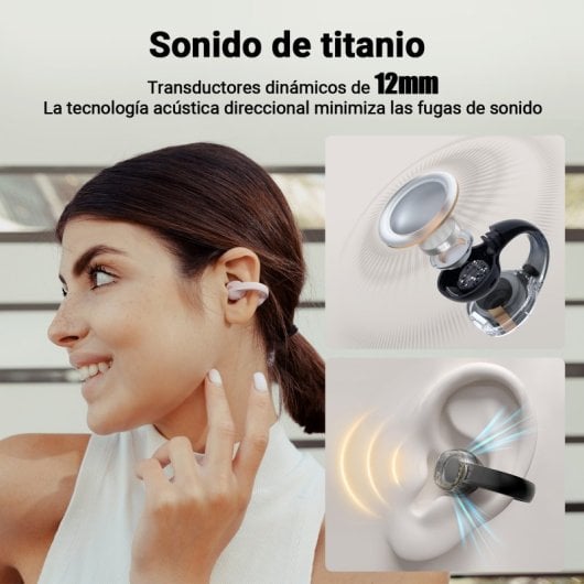 Edifier Open-Ear-Kopfhörer mit kabellosem Bluetooth 5.4, AI-Geräuschunterdrückung und Mikrofon