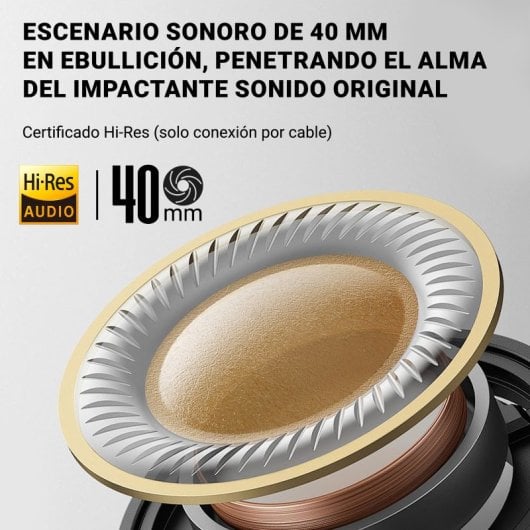 Auriculares Edifier inalámbricos Bluetooth 5.4 con Cancelación de Ruido y Micrófono Beige