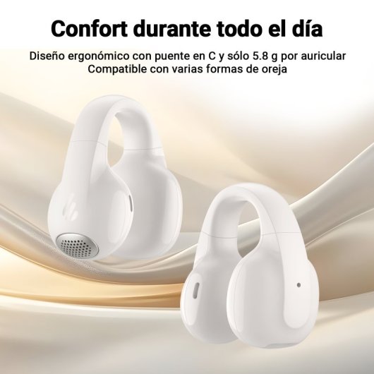 Auricolari multipoint Edifier Wireless Bluetooth 5.4 con cancellazione del rumore AI e microfono