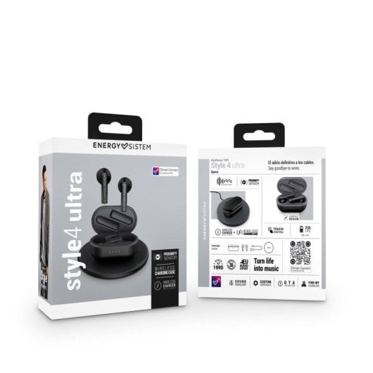 Auriculares Energy Sistem inalámbricos Bluetooth con sensor de proximidad y carga Qi
