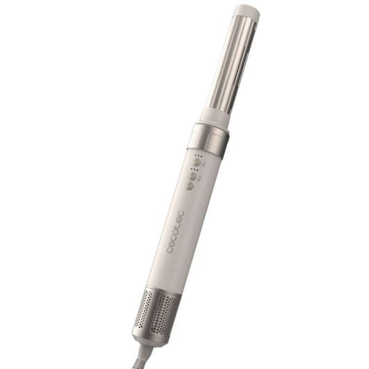 Lisseur Cecotec Bamba CeramicCare 14 en 1 AirGlam Champagne avec technologie Coanda 1400 W