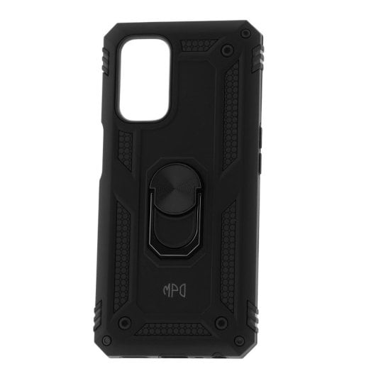 Max Power Digitale magnetische Schutzhülle für Oppo A74 5G/A93 5G/A54 5G, Hülle mit drehbarem Ringhalter, Schwarz