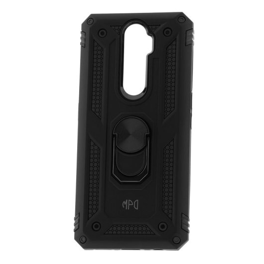 Max Power Digital Magnetic Case für Oppo A9 2020/A5 2020 Hülle mit drehbarem Ring Schwarz