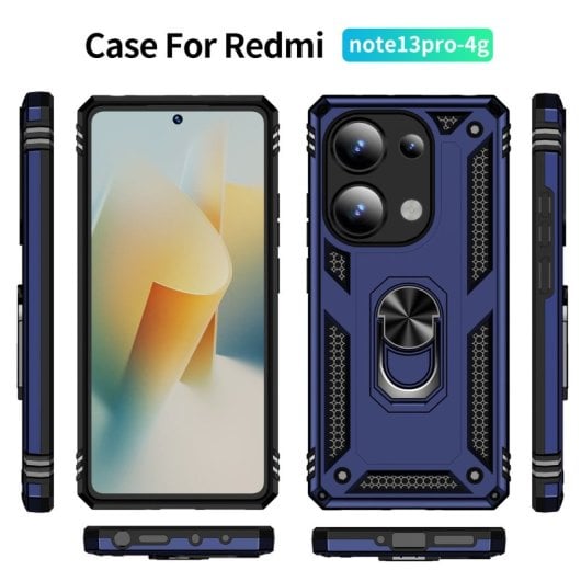 Max Power Digital Magnetic Case für Xiaomi Redmi Note 13 Pro 4g Hülle mit drehbarem Ring