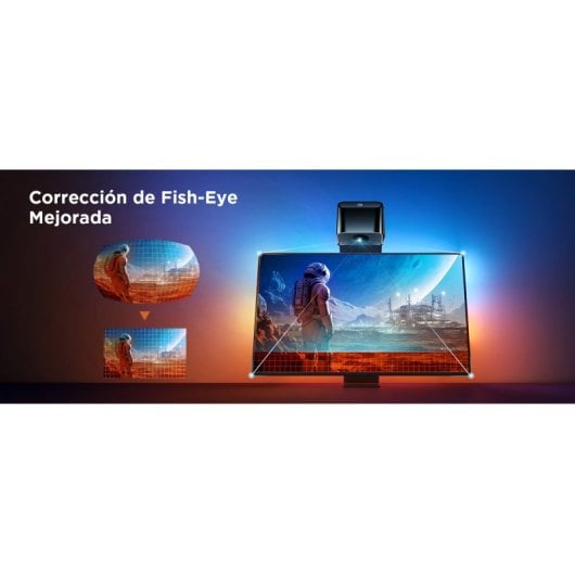 Govee 3 Lite TV-Hintergrundbeleuchtung RGBICW Fischaugenkorrektur 2,4 m 612 lm Alexa Wi-Fi IP44