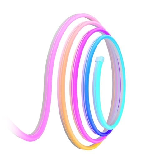 Tira LED Govee Neon Rope Light 2 4m RGBIC, Control App, Matter, Clips Flexibles