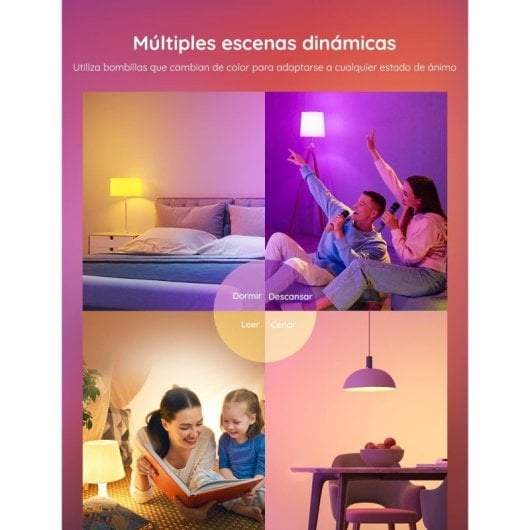 Ampoule LED Govee E27 RGBWW 800 lm, compatible Wi-Fi, Bluetooth, Alexa et Google Assistant, 9 W