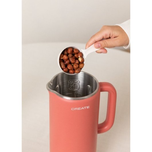 Elaboradora de bebidas vegetales Create 6 programas automáticos Filtro Antigrumos 2 en 1 Programación 12h