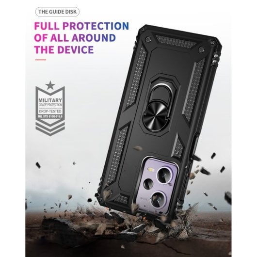 Max Power Digital Magnetic Case für Xiaomi Redmi Note 12S Hülle mit drehbarem Ring Schwarz
