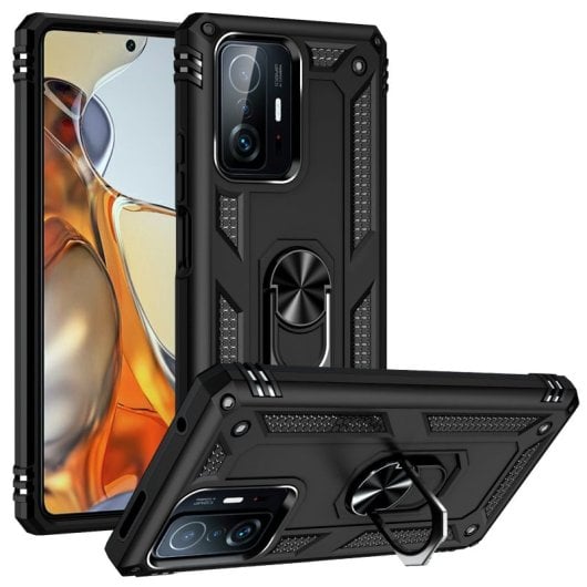 Max Power Digital Magnetic Case für Xiaomi Mi 11T/ 11T Pro Hülle mit Drehring Schwarz