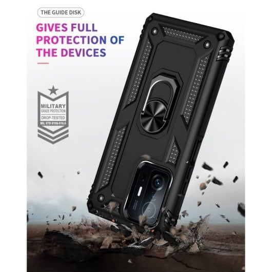 Max Power Digital Magnetic Case für Xiaomi Mi 11T/ 11T Pro Hülle mit Drehring Schwarz