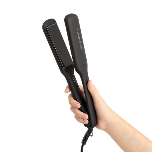 Plancha de pelo Create Placas XL cerámica 5 temperaturas 30s Cable 360º Alisado y Rizado