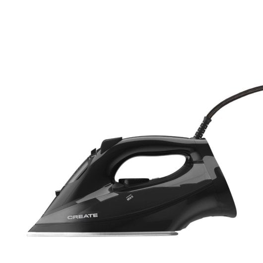 Plancha Create Steam 3000W potencia/Depósito 380ml/Cable extra largo/Antigoteo/Autolimpieza