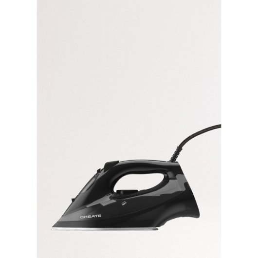 Plancha Create Steam 3000W potencia/Depósito 380ml/Cable extra largo/Antigoteo/Autolimpieza