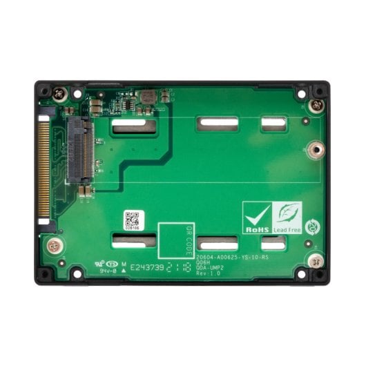 Adaptateur Qnap Drive Qda-ump4 pour ajouter un disque dur SATA à votre Qnap Nas. Vitesse de transfert jusqu&#39;à 6 Gbits. Compatible avec les disques durs 2,5 et 3,5. Optimisez votre stockage avec Qda.&quot;