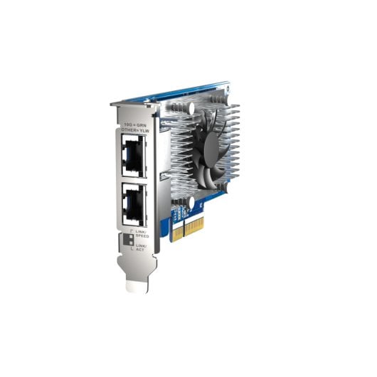 Placa de expansão Qnap Qxg-10g2t-x710 para 2 portas 10gbe Rj45 Pcie