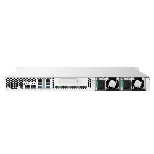 NAS rackable QNAP 4 baies 2 Go DDR4 Annapurna Labs AL324 2x10GbE SFP+ 2x2,5GbE TS-432PXU-RP redondant