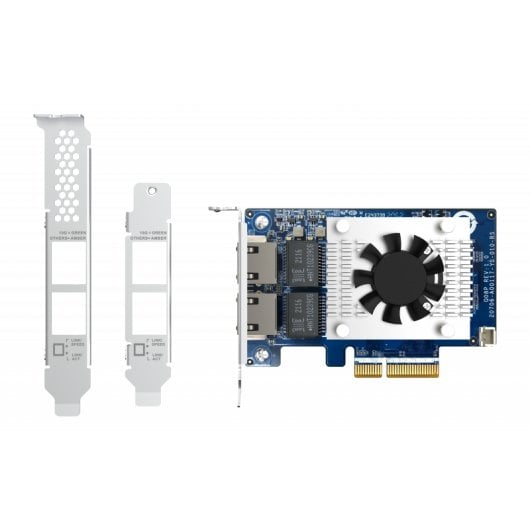 Tarjeta de Red QNAP QXG-10G2TB PCI Express 10GbE Doble Puerto Alámbrico