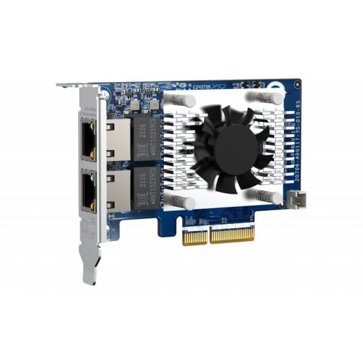 Tarjeta de Red QNAP QXG-10G2TB PCI Express 10GbE Doble Puerto Alámbrico