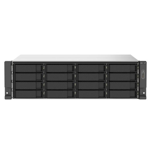 NAS QNAP en rack 16 Go DDR4 Ryzen Embedded V1500B 2 x 2,5 GbE PCIe M.2/10 GbE TS-1673AU-RP-16G