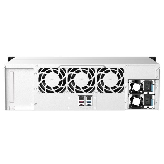 NAS QNAP en rack 16 Go DDR4 Ryzen Embedded V1500B 2 x 2,5 GbE PCIe M.2/10 GbE TS-1673AU-RP-16G