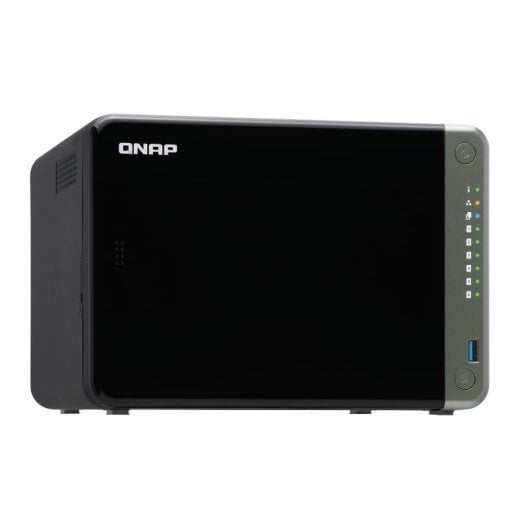 NAS QNAP TS-653D 6 baies Intel Celeron J4125 4 Go DDR4 PCIe 2,5 GbE HDMI 4K Virtualisation