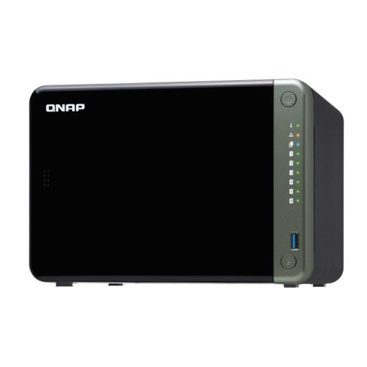 NAS QNAP TS-653D 6 baies Intel Celeron J4125 4 Go DDR4 PCIe 2,5 GbE HDMI 4K Virtualisation