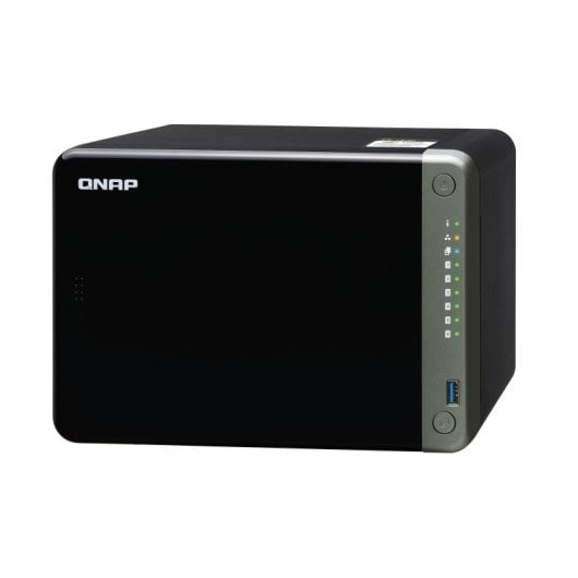 NAS QNAP TS-653D 6 baies Intel Celeron J4125 4 Go DDR4 PCIe 2,5 GbE HDMI 4K Virtualisation