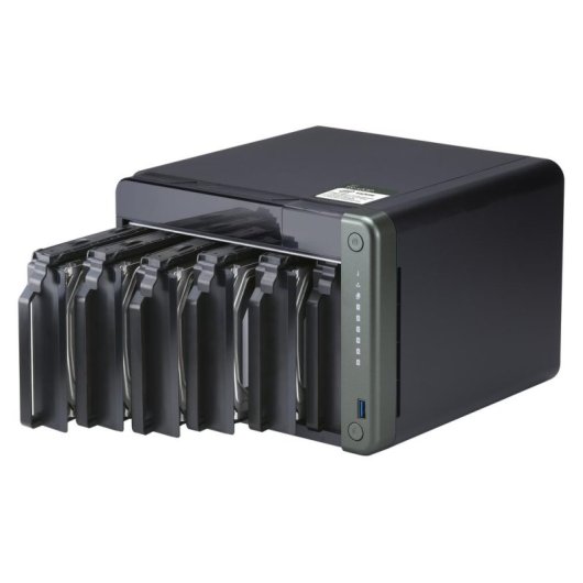 NAS QNAP TS-653D 6 baías Intel Celeron J4125 4GB DDR4 PCIe 2.5GbE HDMI 4K
